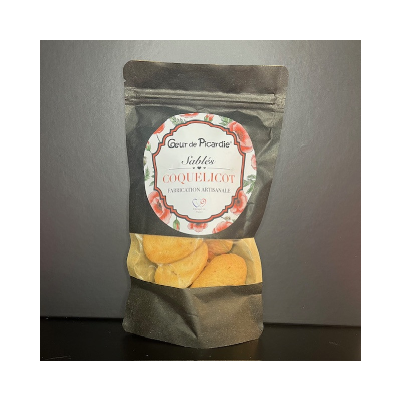 Biscuits sablés saveur coquelicot 100g